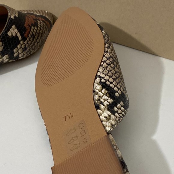 Madewell Remi Mule, in Spiced Cider Multi Snake Print. NWT - Picture 8 of 12